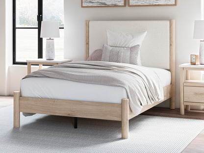 Ashley Cadmori Upholstered Panel Bed