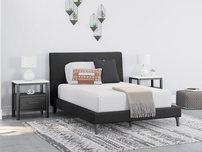 Cadmori Upholstered Bed with Roll Slats