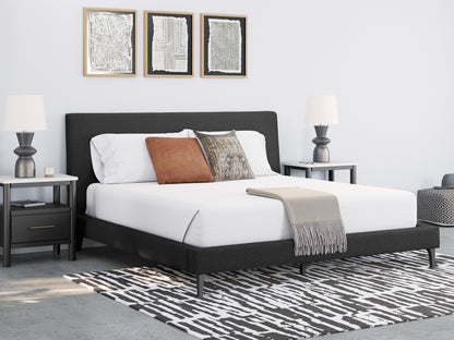Cadmori Upholstered Bed with Roll Slats