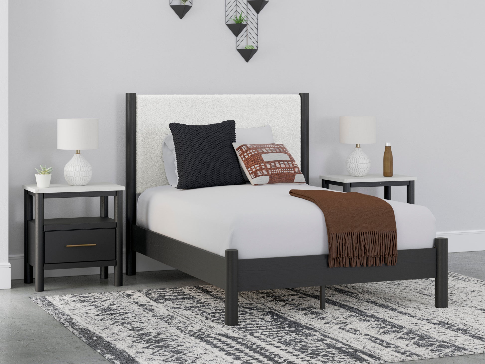 Ashley Cadmori Upholstered Panel Bed
