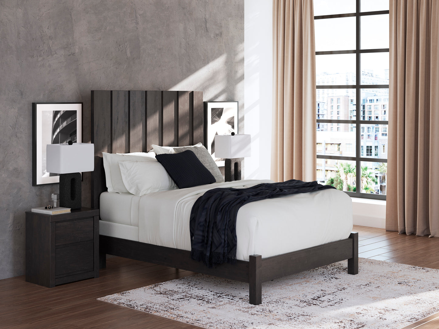 Parlayon Panel Bed