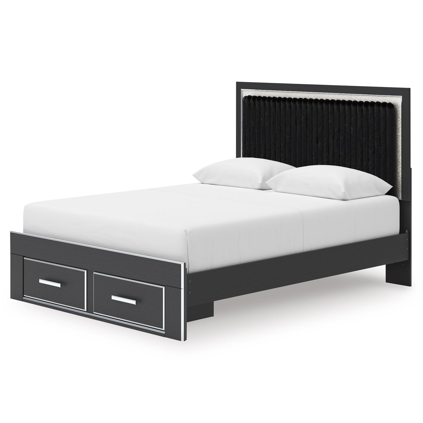 Birmonton Upholstered Panel Storage Bed