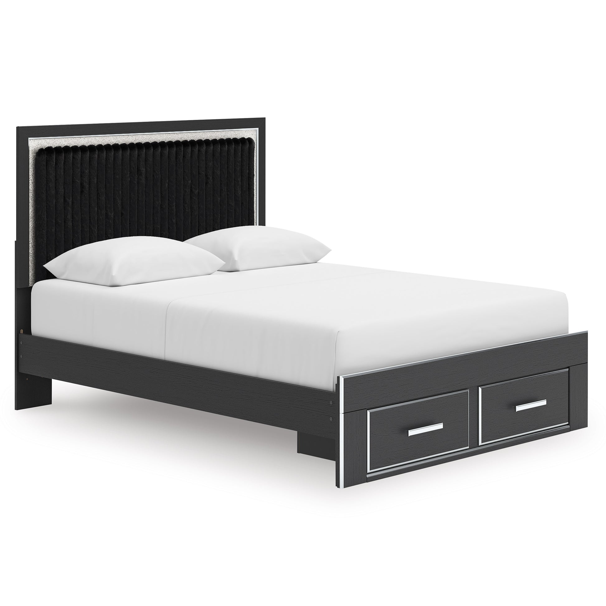 Birmonton Upholstered Panel Storage Bed