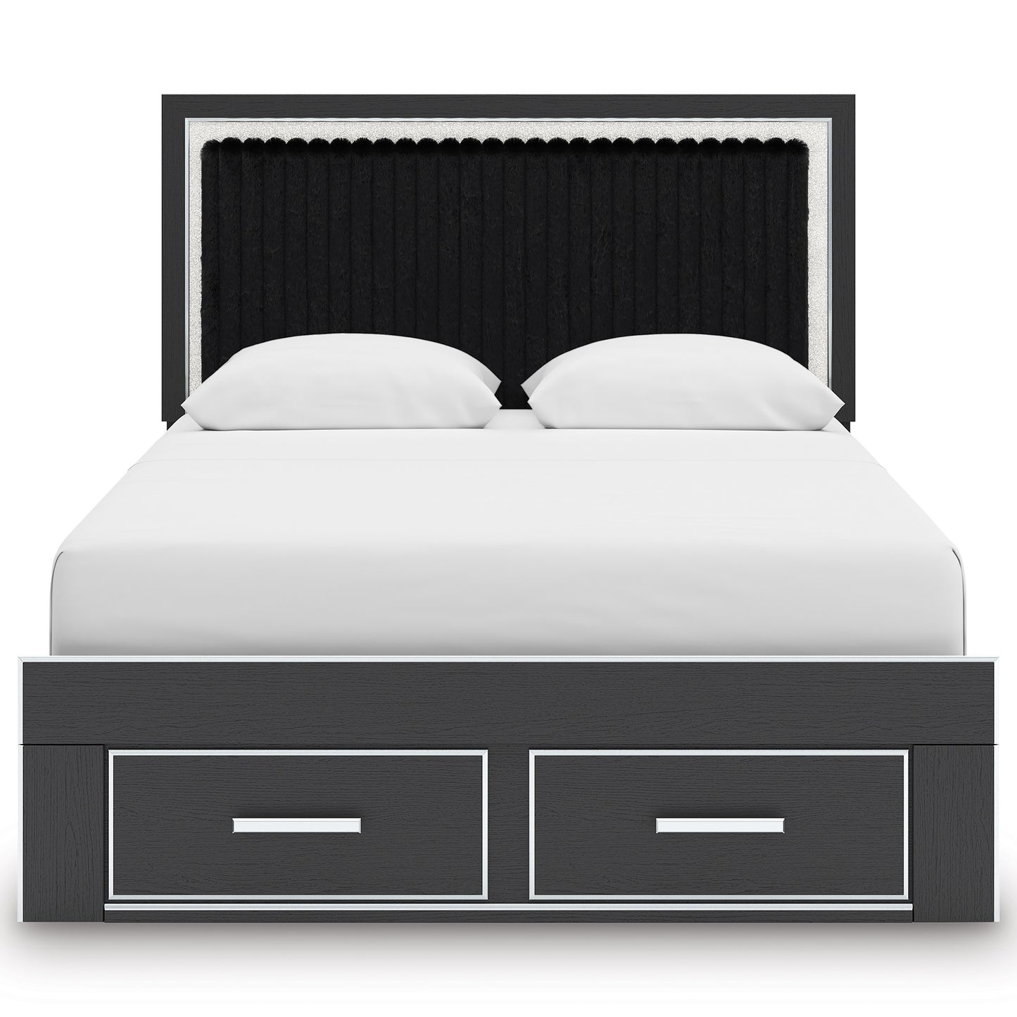 Birmonton Upholstered Panel Storage Bed