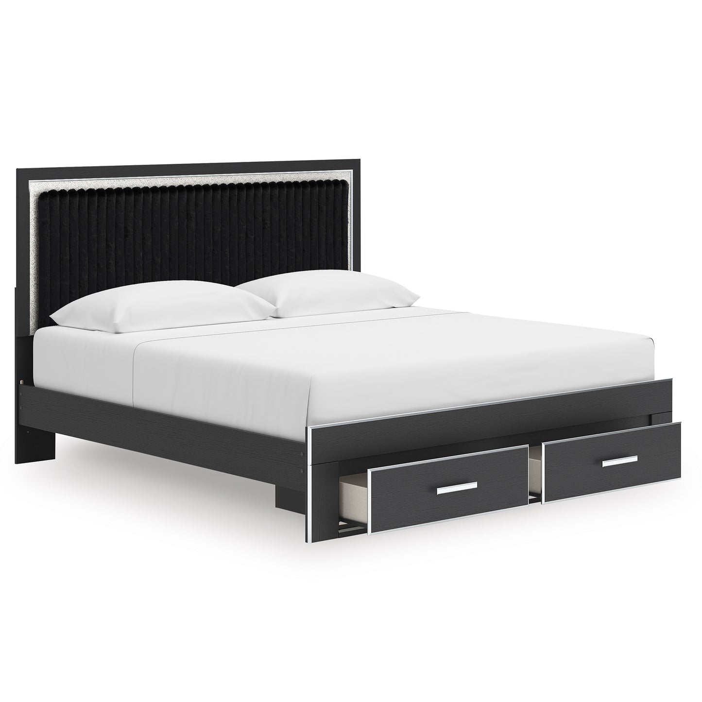 Birmonton Upholstered Panel Storage Bed
