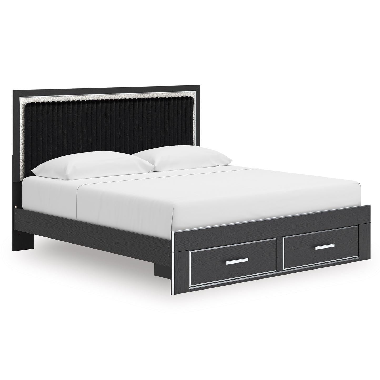 Birmonton Upholstered Panel Storage Bed