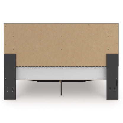 Birmonton Upholstered Panel Storage Bed