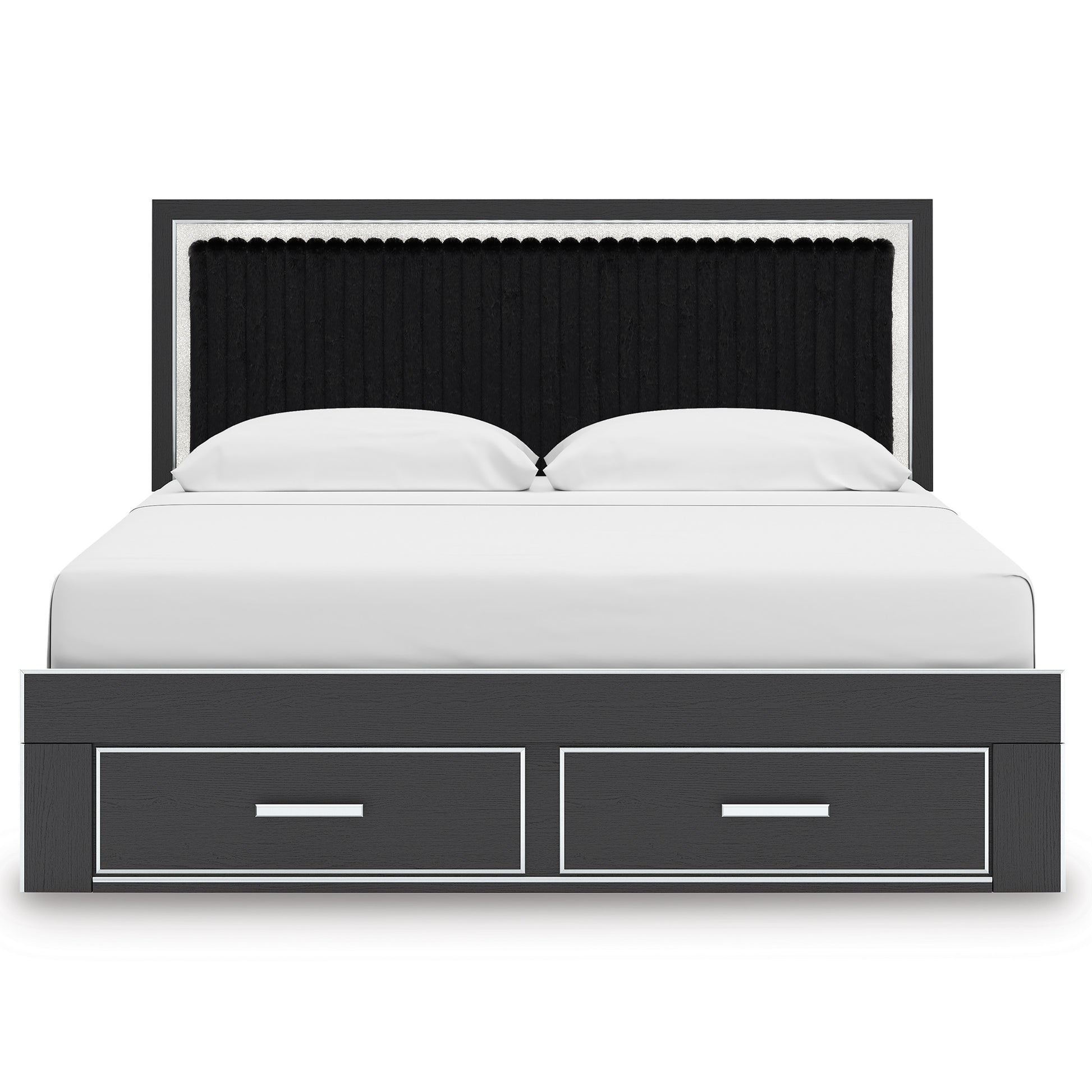 Birmonton Upholstered Panel Storage Bed