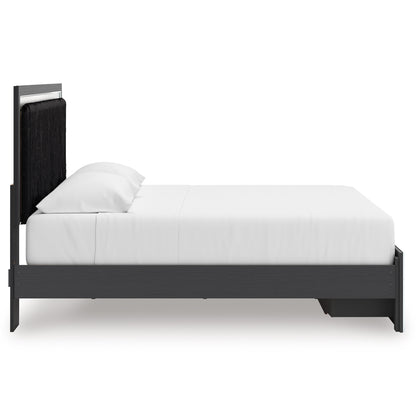 Birmonton Upholstered Panel Storage Bed