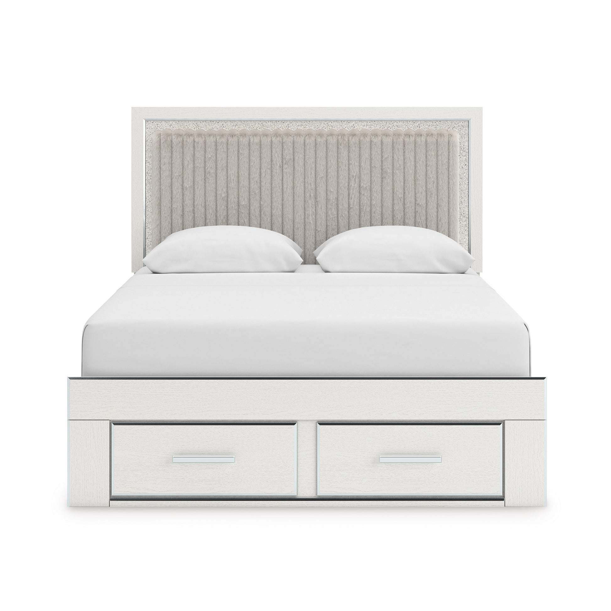 Birmonton Upholstered Panel Storage Bed