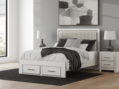 Birmonton Upholstered Panel Storage Bed