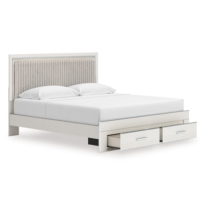 Birmonton Upholstered Panel Storage Bed