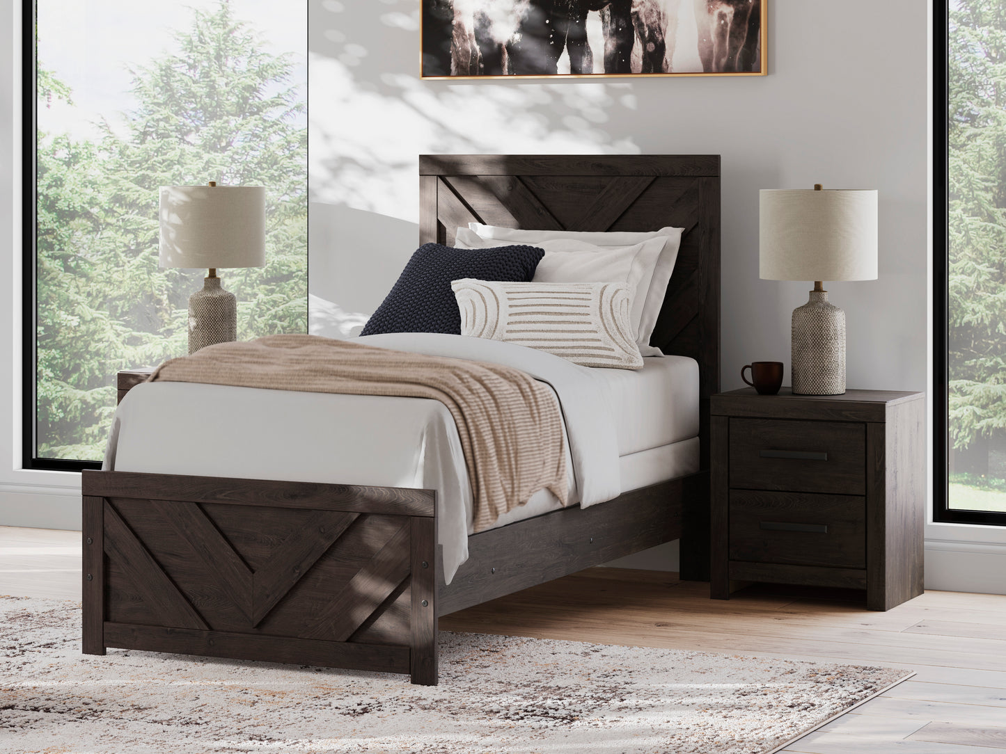 Prendonea Panel Bed