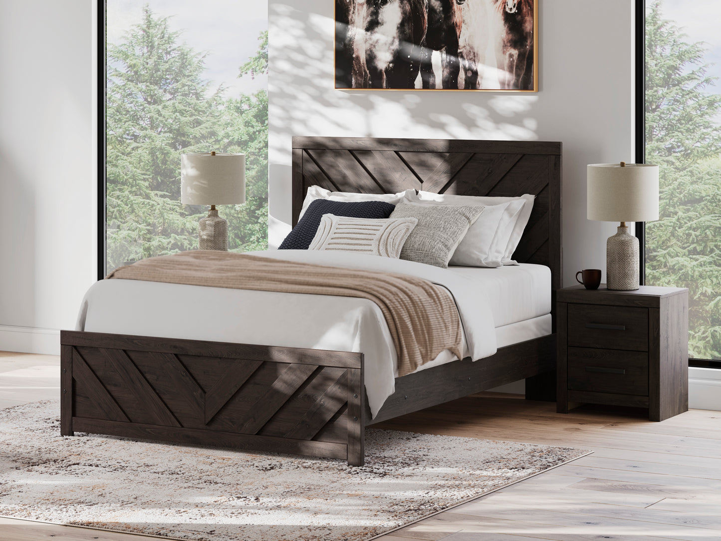 Prendonea Panel Bed