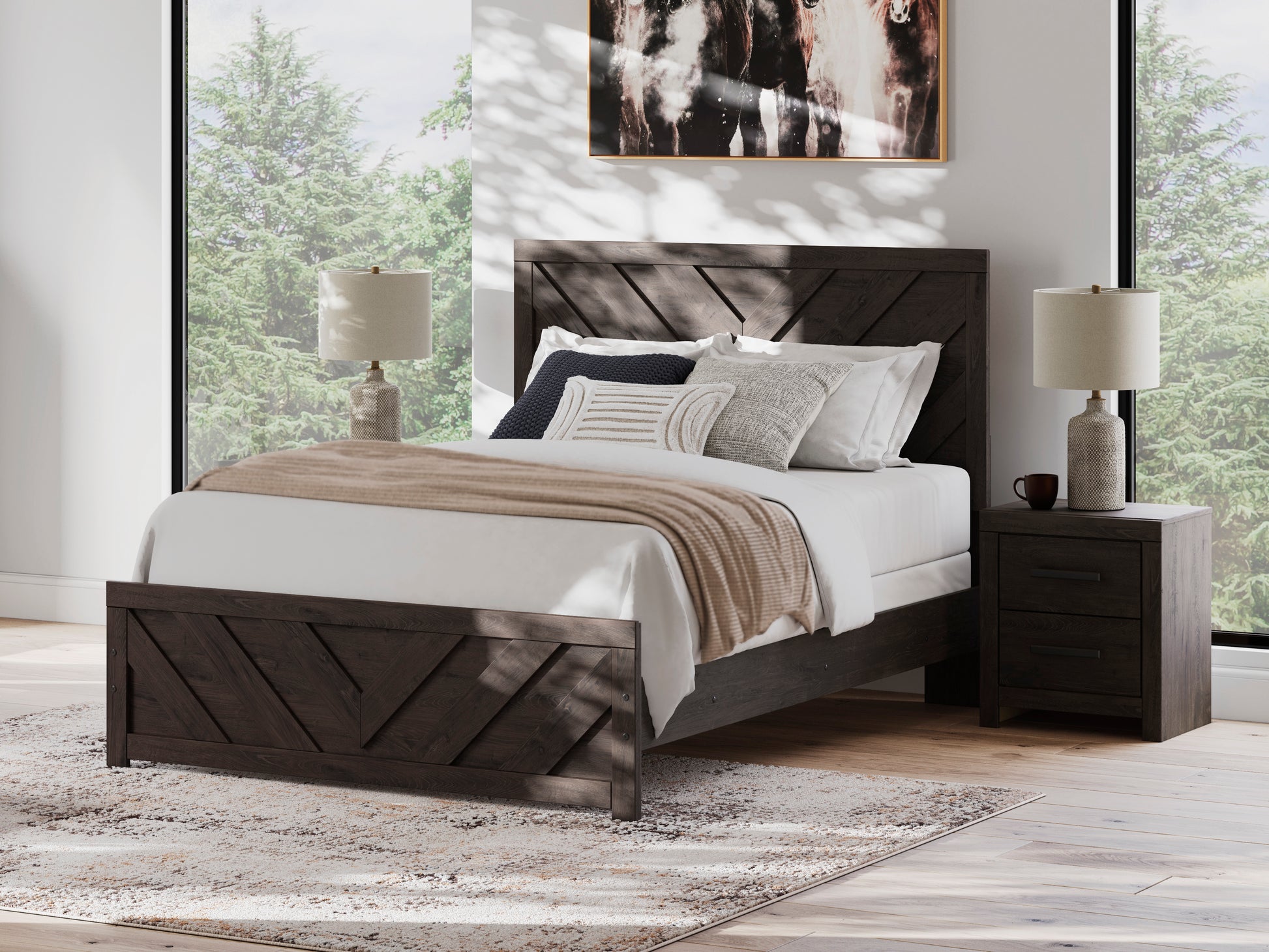 Prendonea Panel Bed