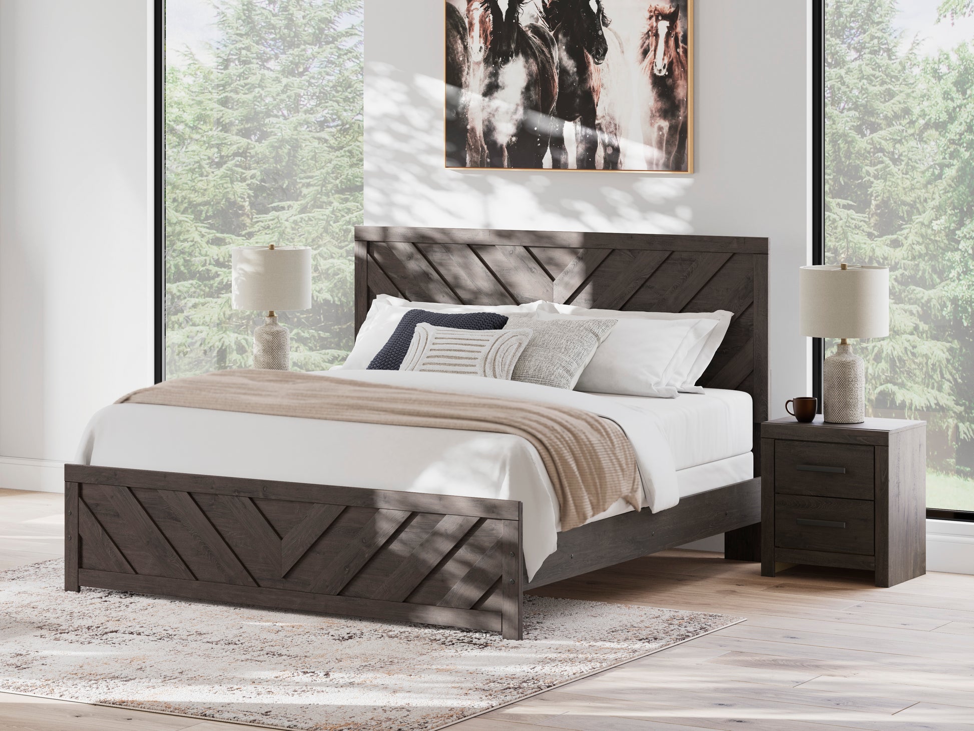 Prendonea Panel Bed