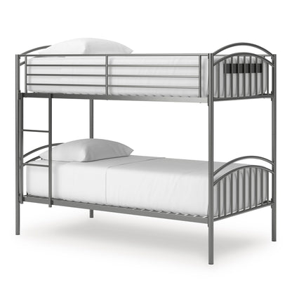 Hilletran Twin over Twin Bunk Bed with Ladder
