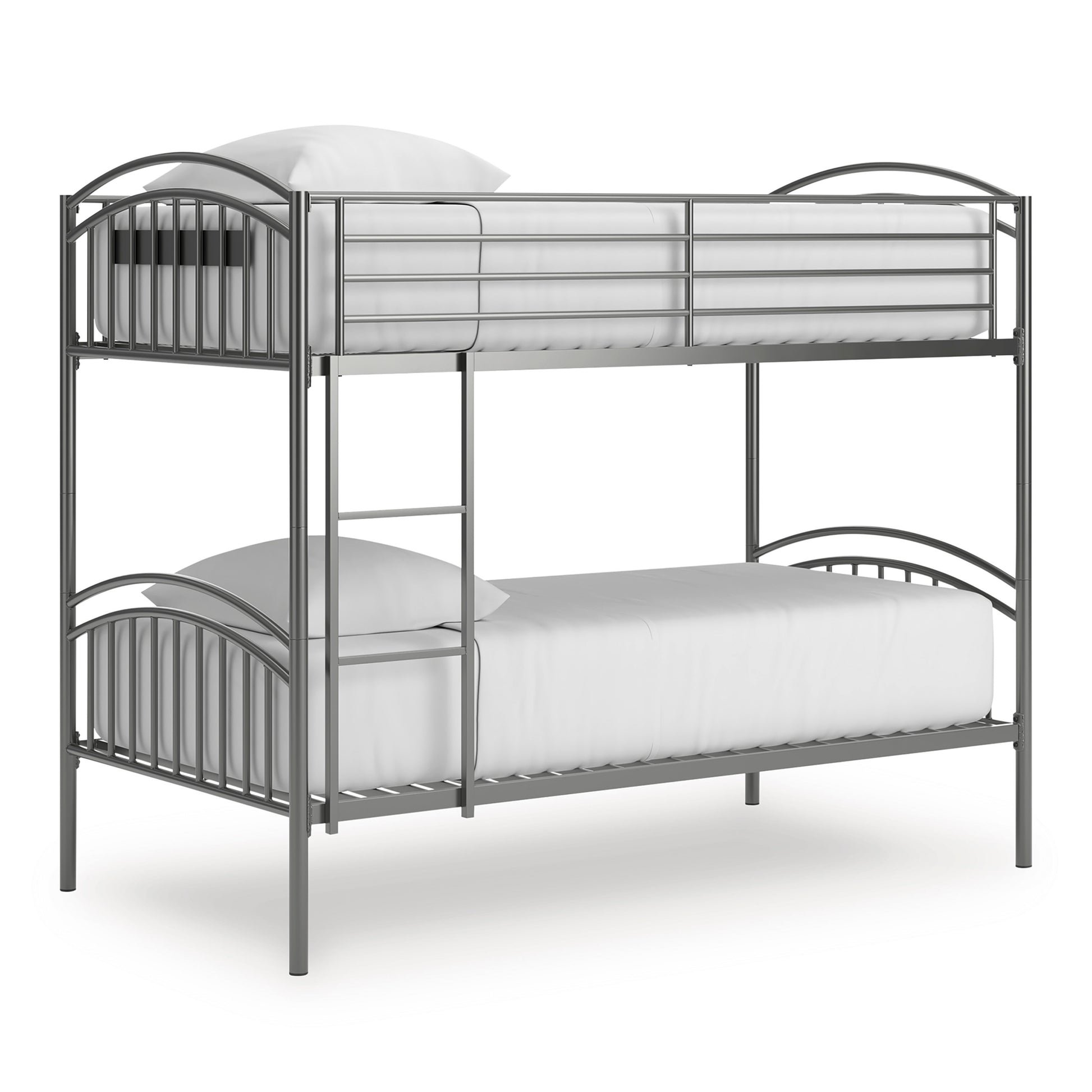 Hilletran Twin over Twin Bunk Bed with Ladder