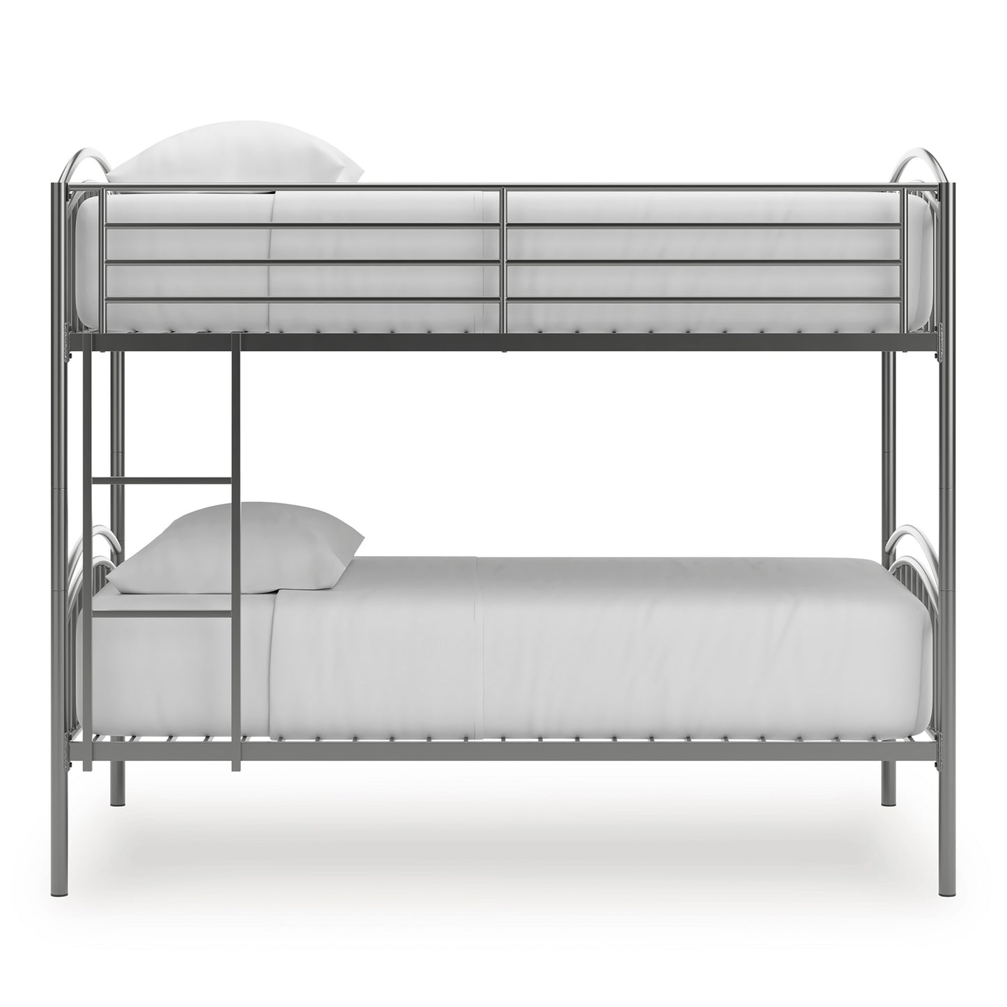 Hilletran Twin over Twin Bunk Bed with Ladder