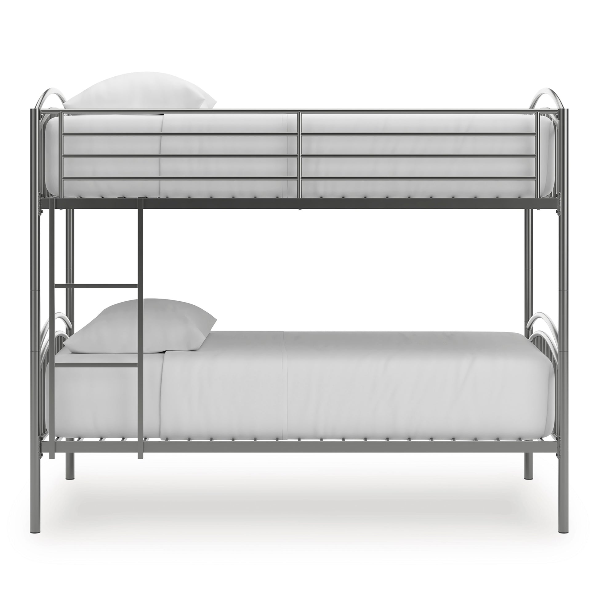 Hilletran Twin over Twin Bunk Bed with Ladder