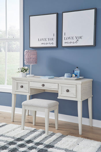 VANITY/UPH STOOL (2/CN)
