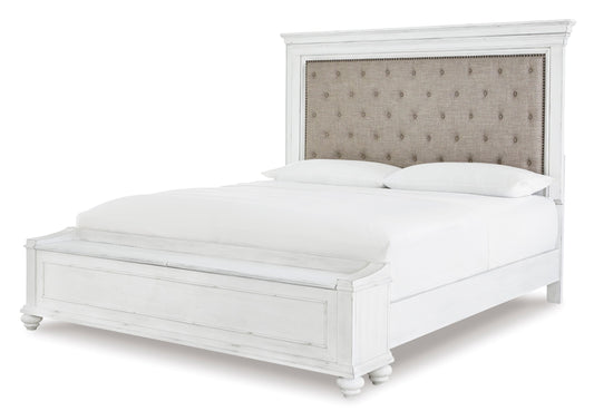 Kanwyn Upholstered Panel Storage Bed King