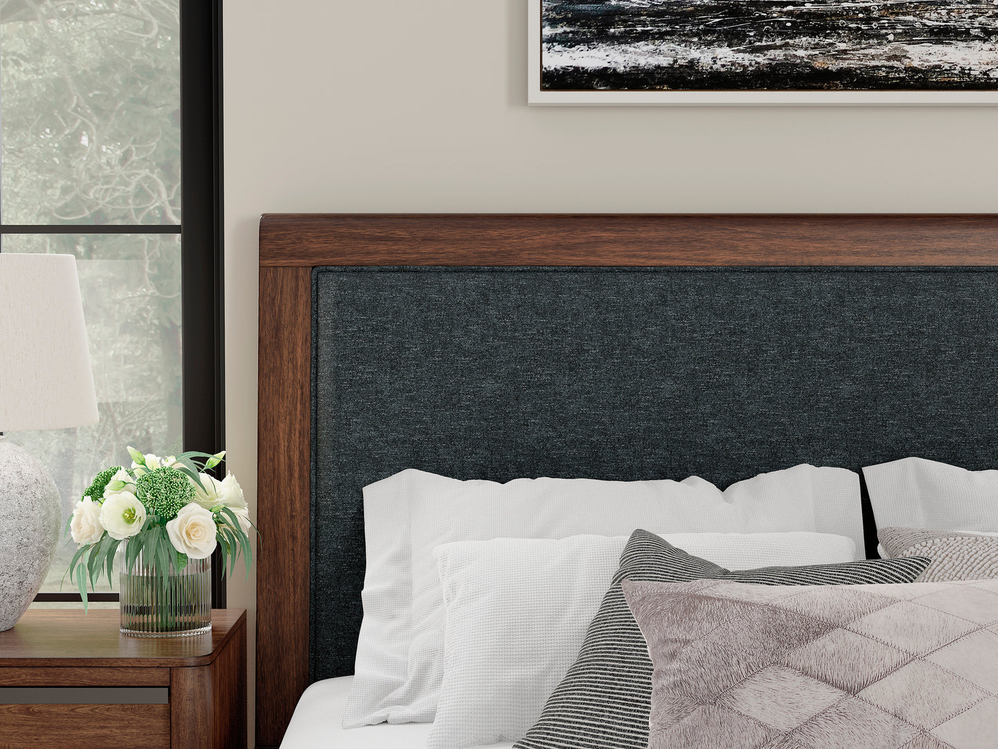 Kendamor Upholstered Panel Headboard