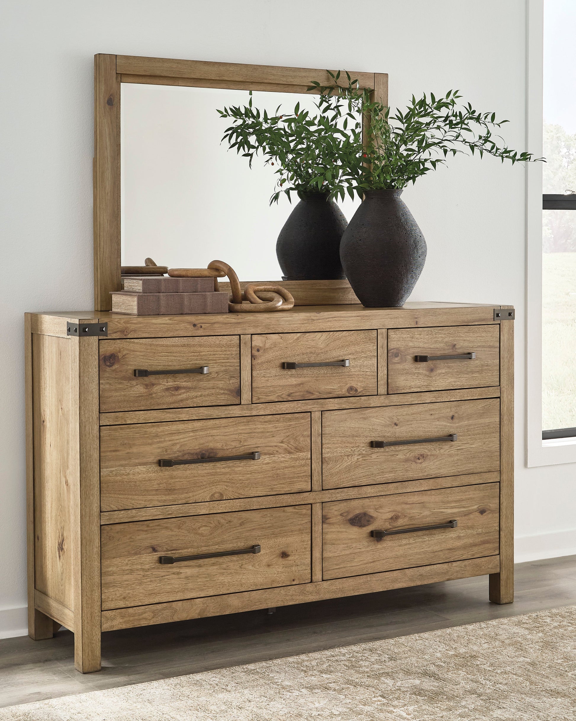 Ridgester Dresser and Mirror