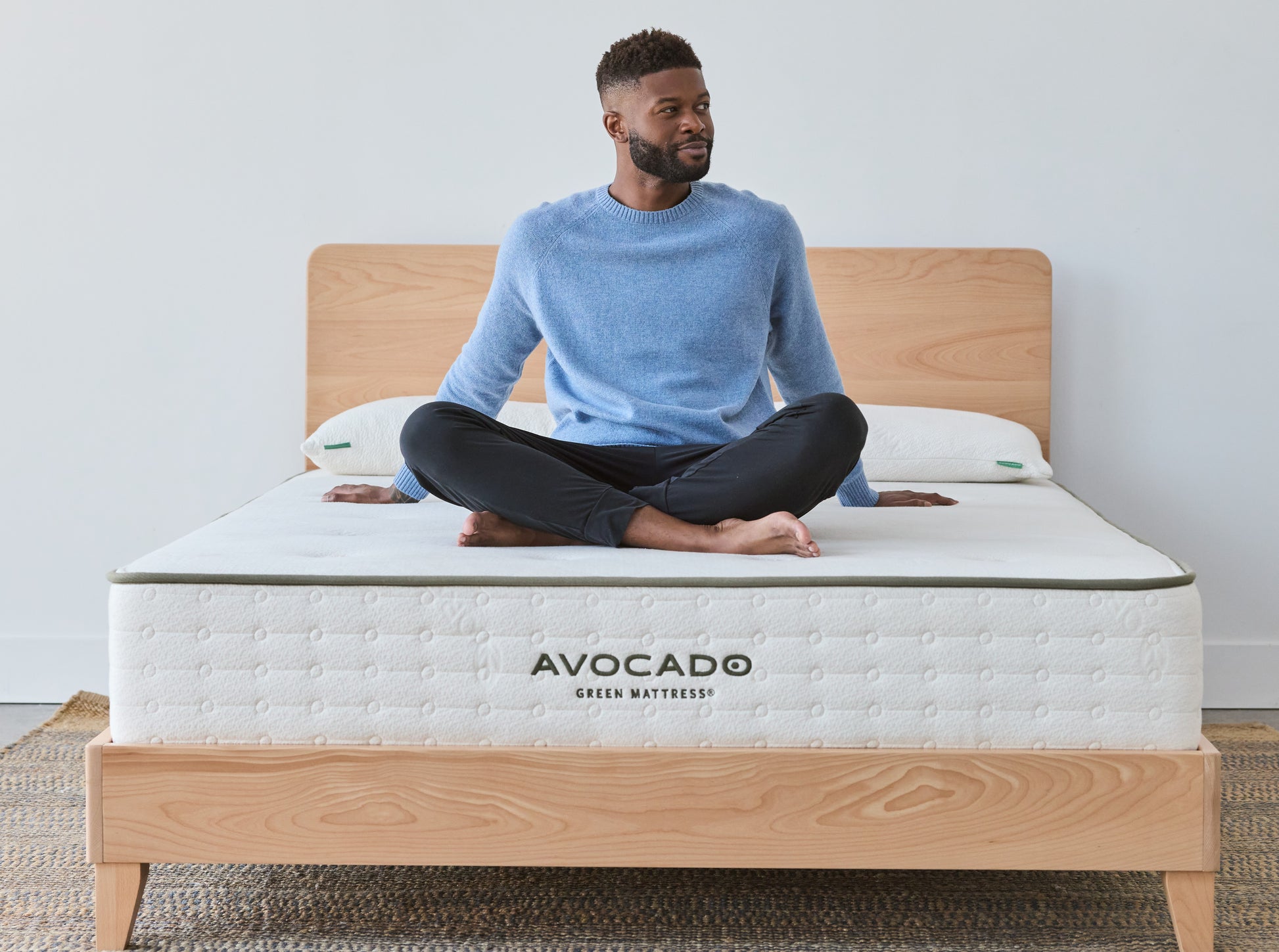 Avocado Blonde City Bed Frame