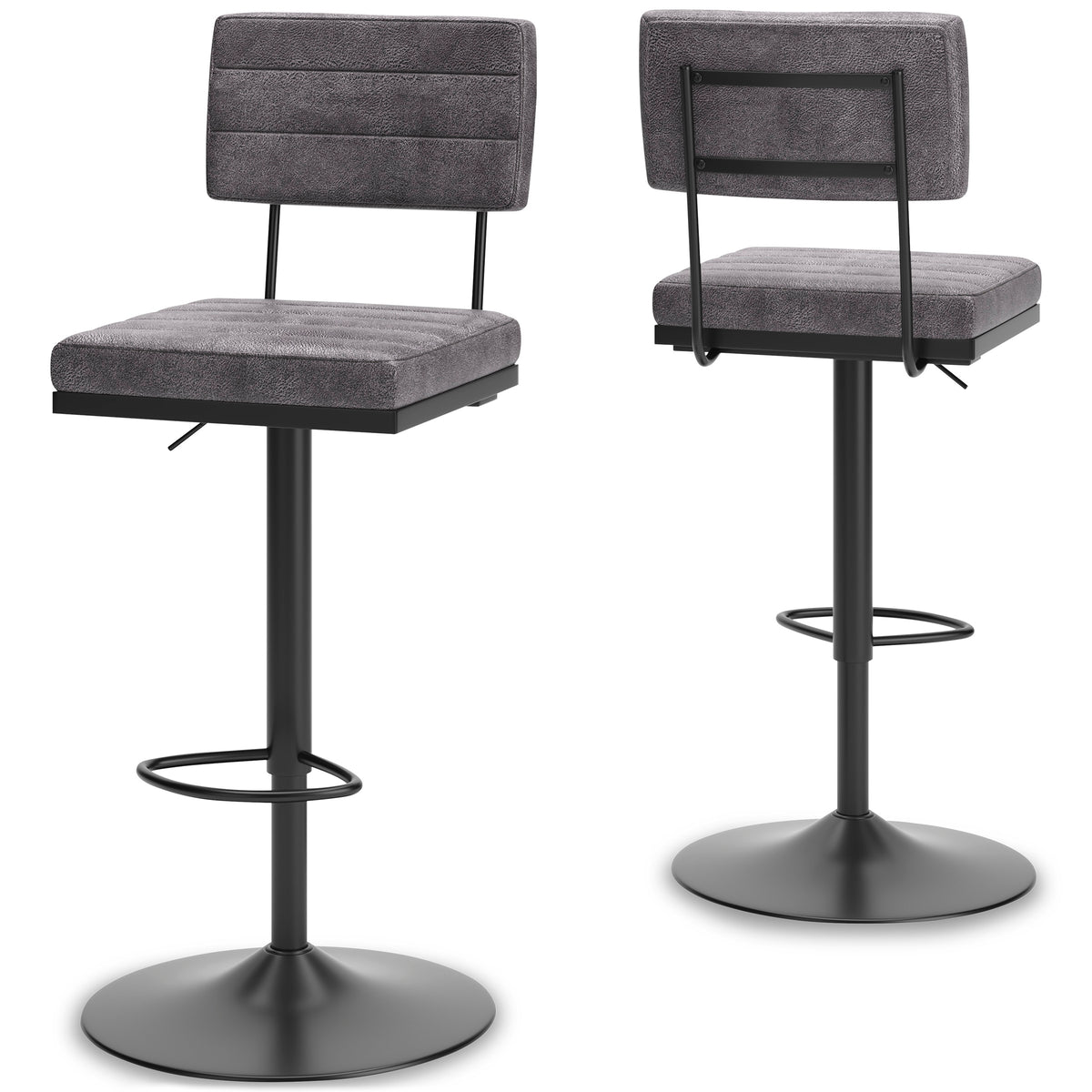 Ashley Strumford Tall Swivel Barstools (Set of 2)