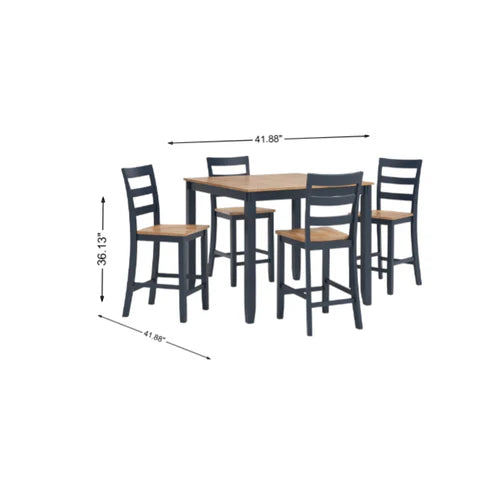 Gesthaven 5-Piece Counter Height Dining Set