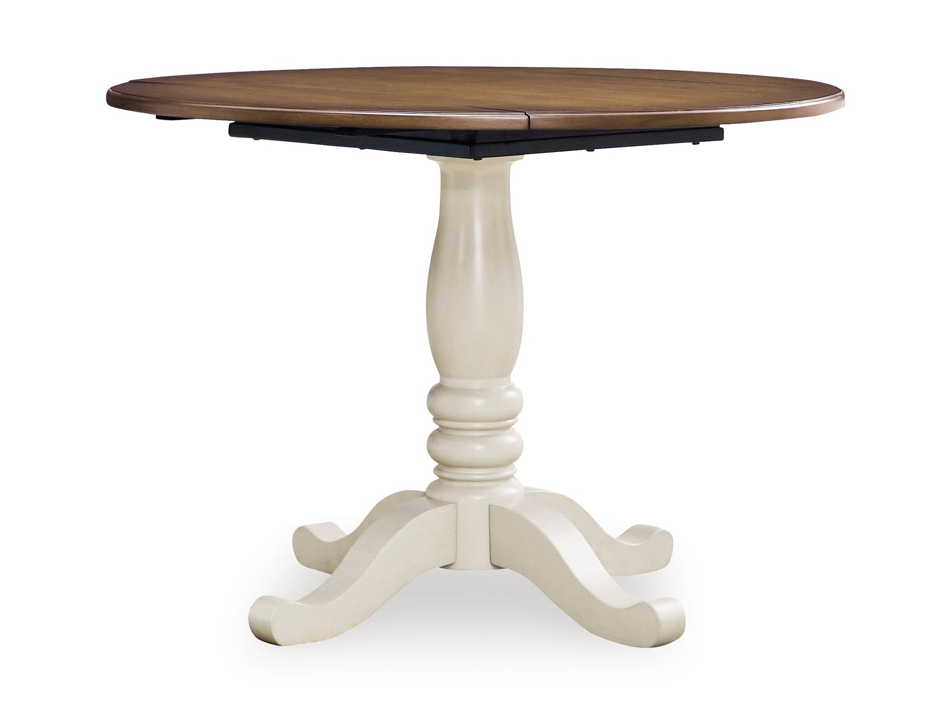 Mellintine Round Drop Leaf Dining Table