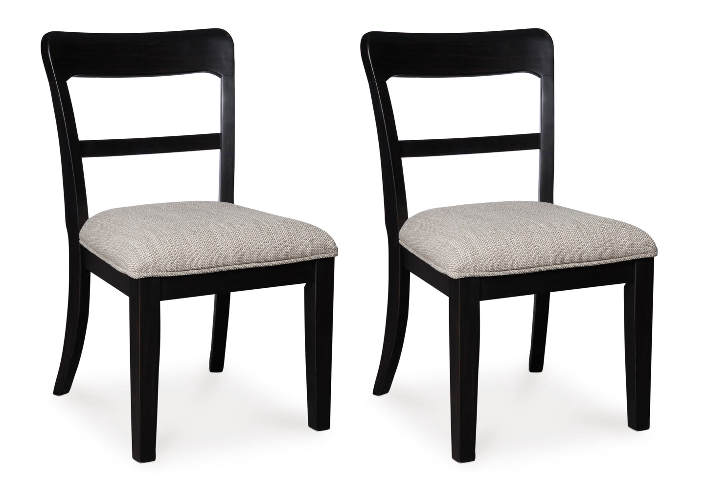 Chadworth Dining Upholstered Side Chair (Set of 2) Black