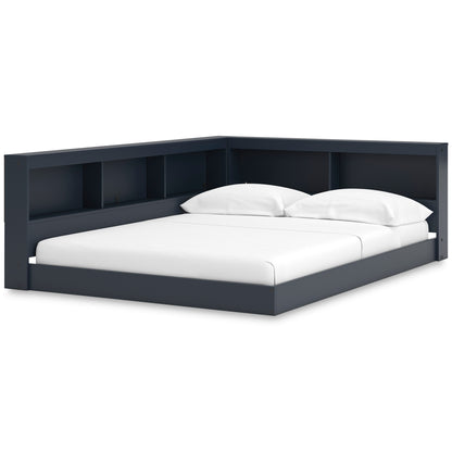 Simmenfort Bookcase Storage Bed