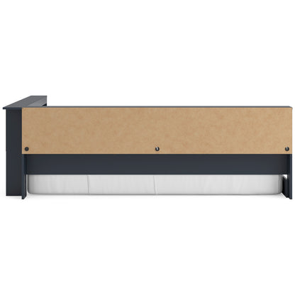 Simmenfort Bookcase Storage Bed