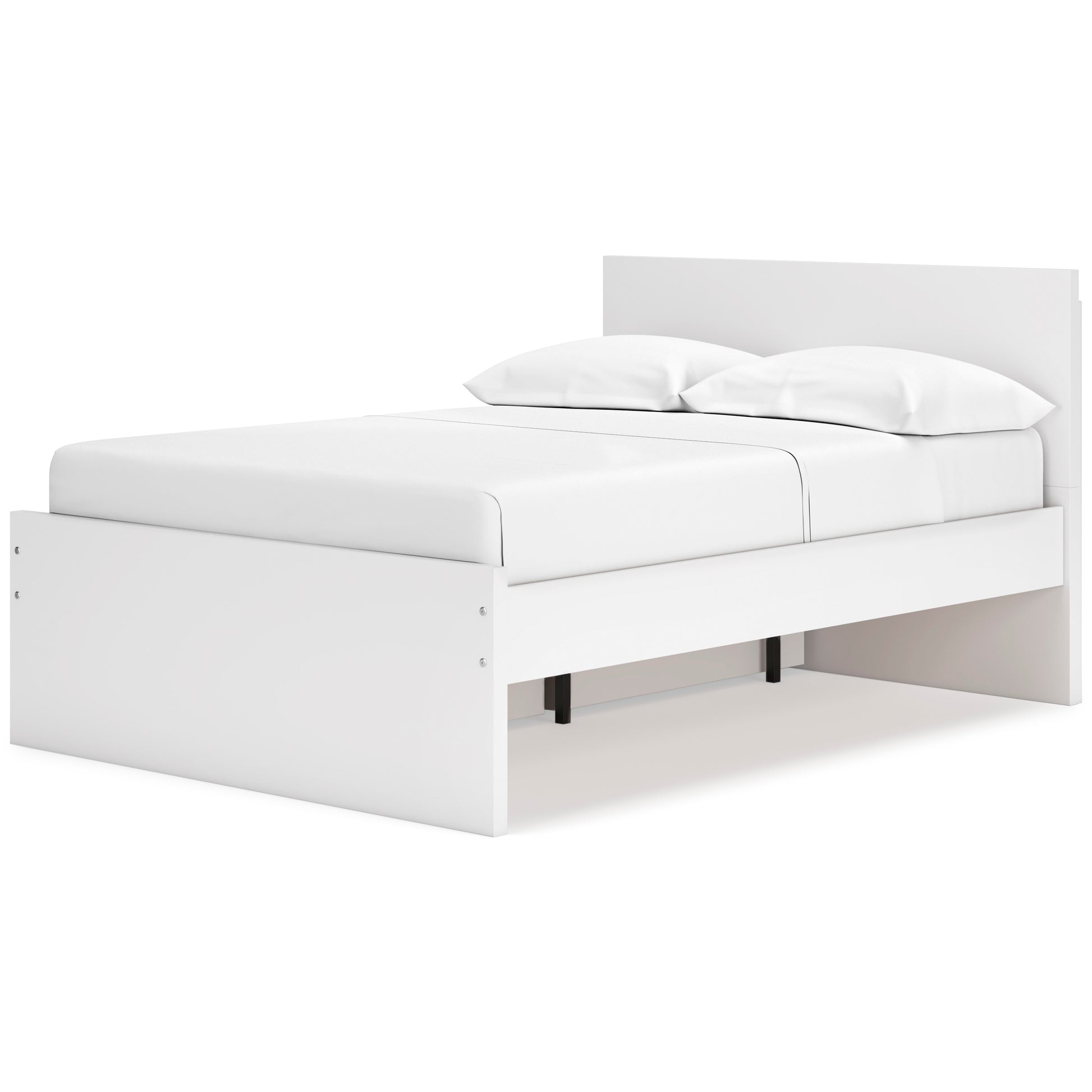 Onita Full Panel Platform Bed with 1 Side Storage