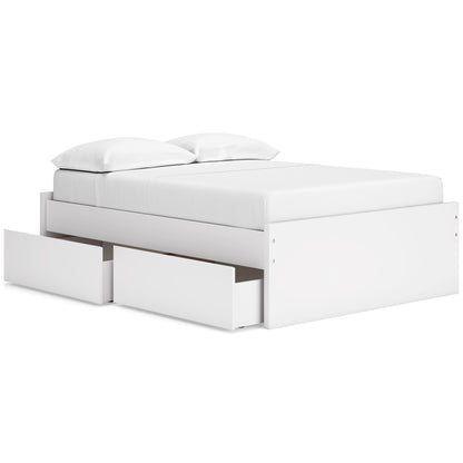 Onita Full Platform Bed with 1 Side Storage