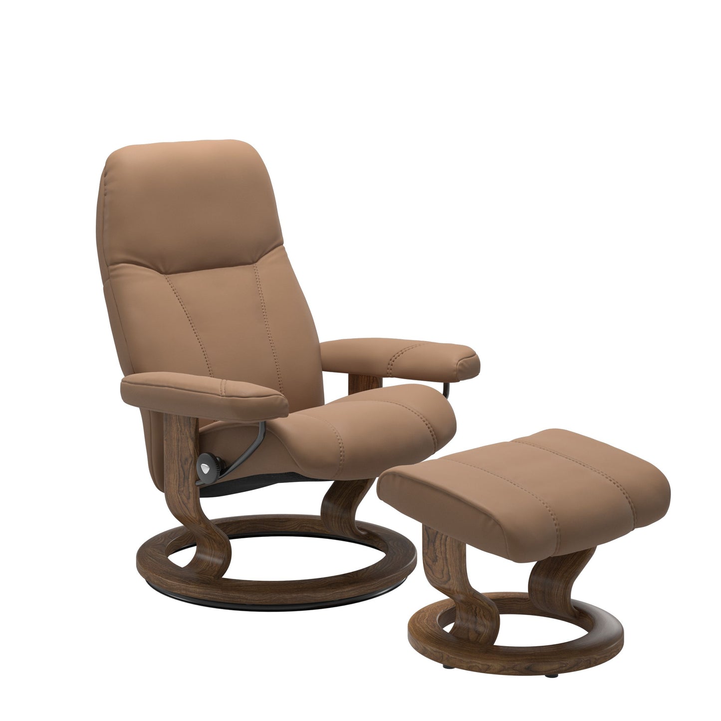 Consul Small Classic Chair and Ottoman