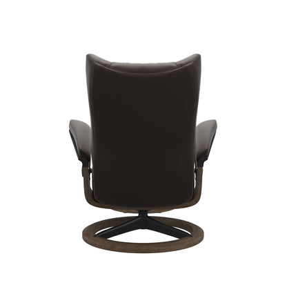 Wing Medium Signature Recliner and Ottoman