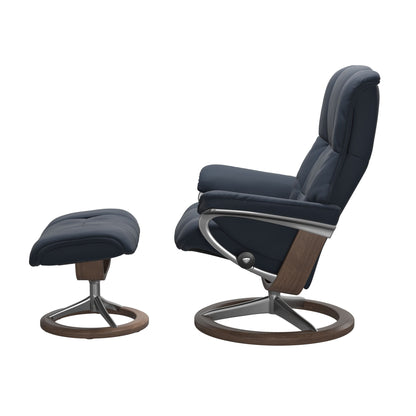 Mayfair Medium Signature Recliner and Ottoman