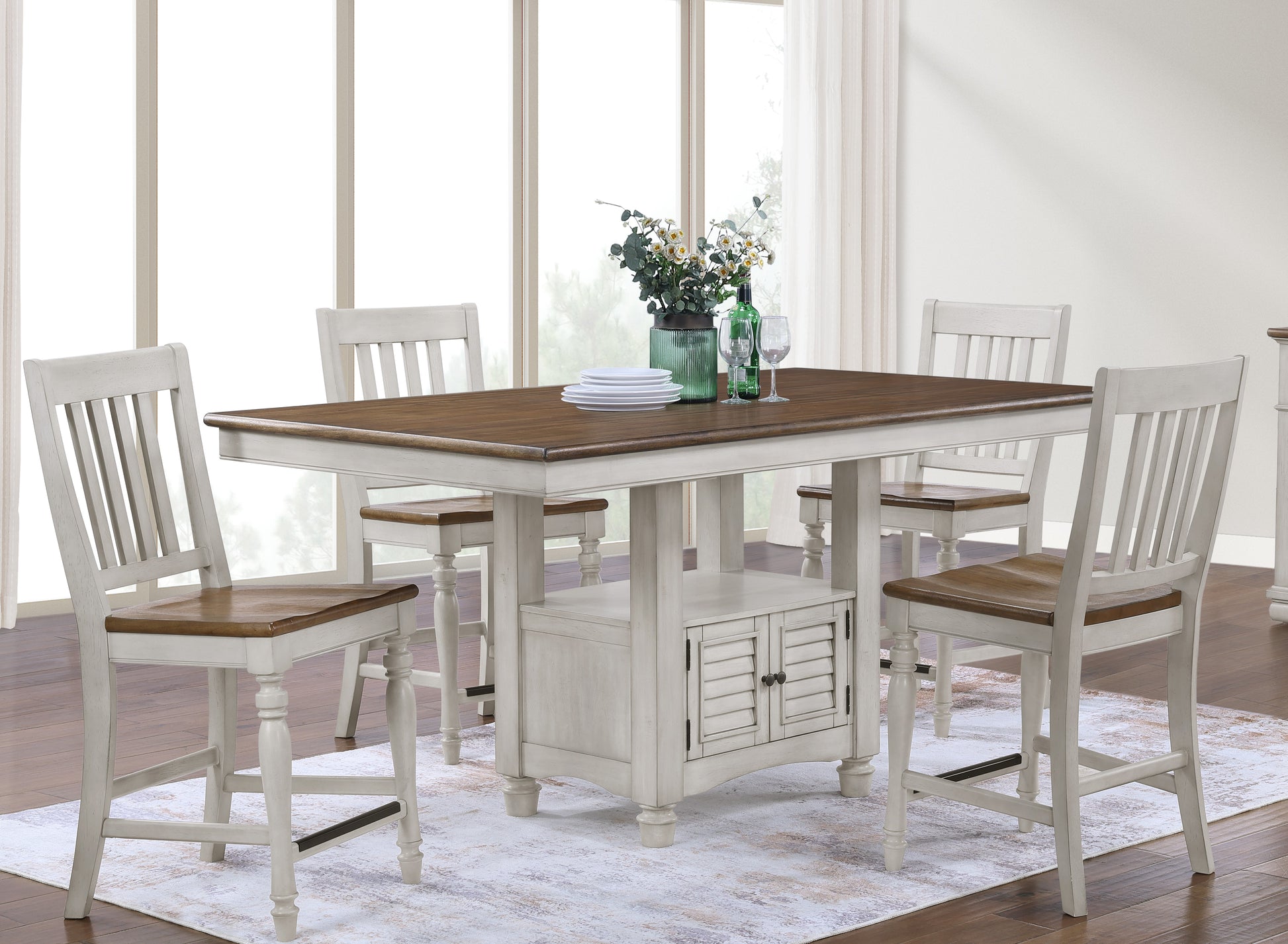Rhett 5-Piece Counter Height Dining Set