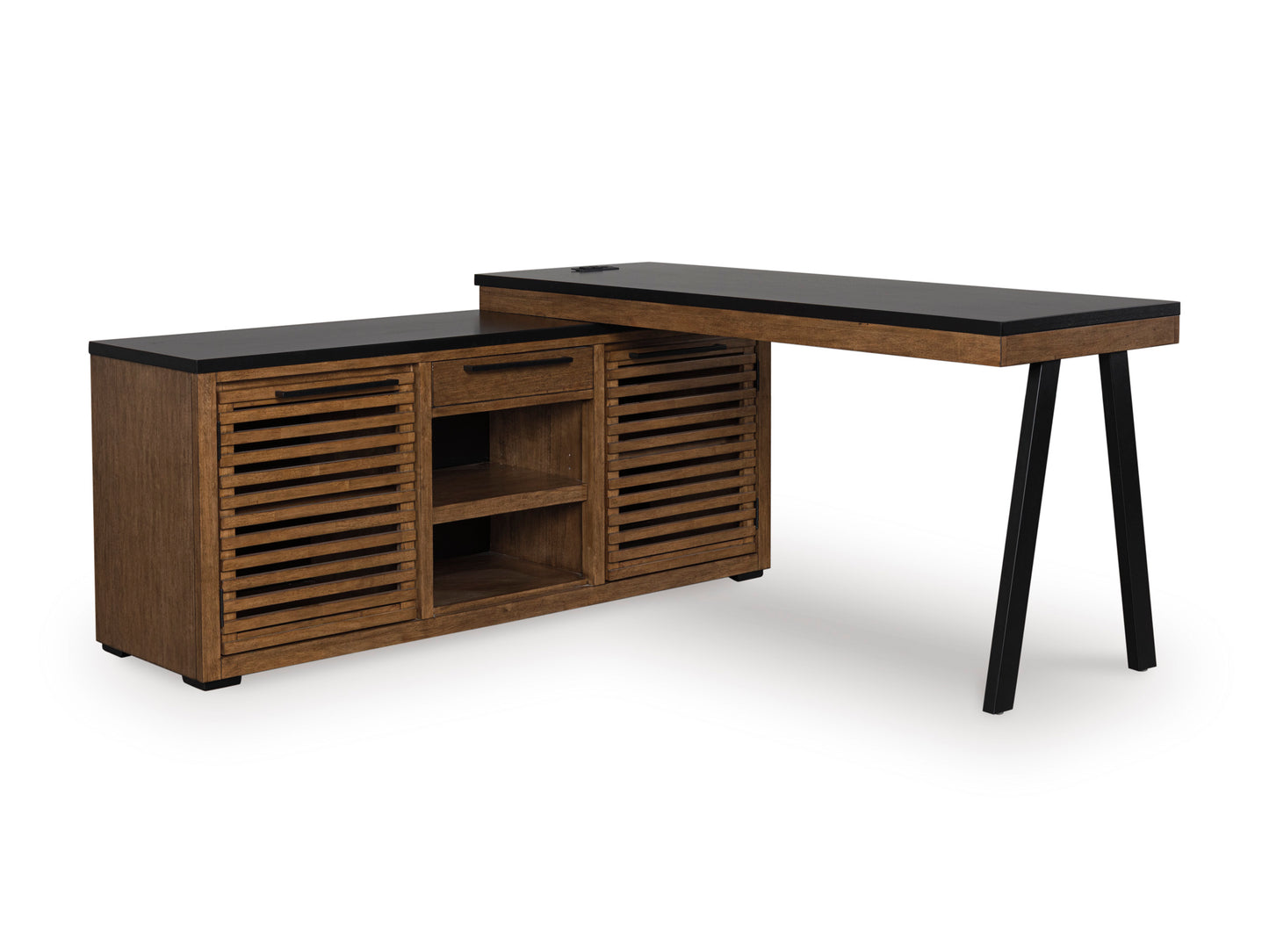 Kallari Credenza with Desk Return