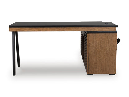 Kallari Credenza with Desk Return