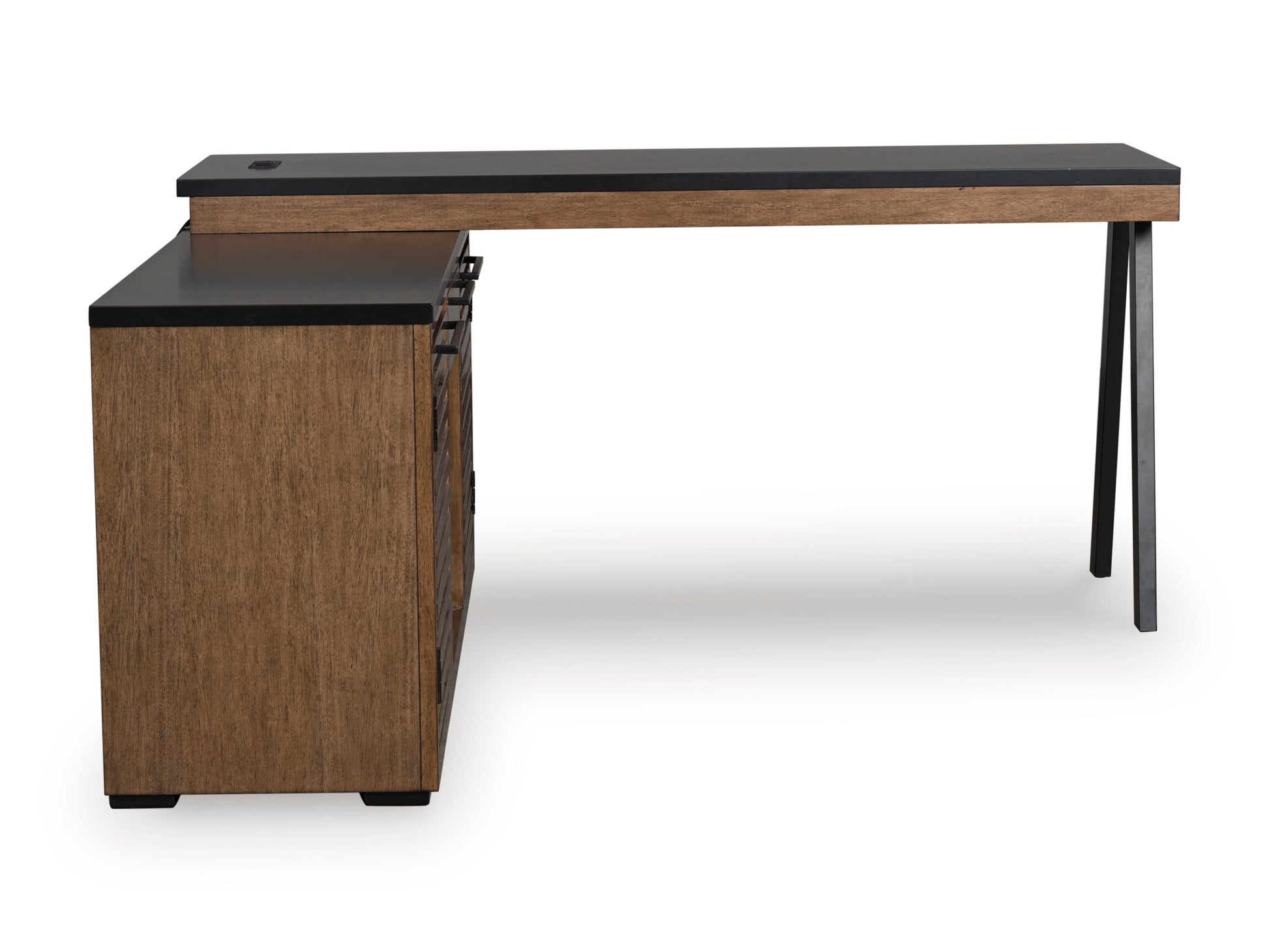 Kallari Credenza with Desk Return
