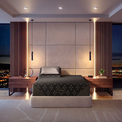 Beautyrest Black Series 3 XCS Medium Mattress and X4 Adjustable Base with Independent Sleep Technology