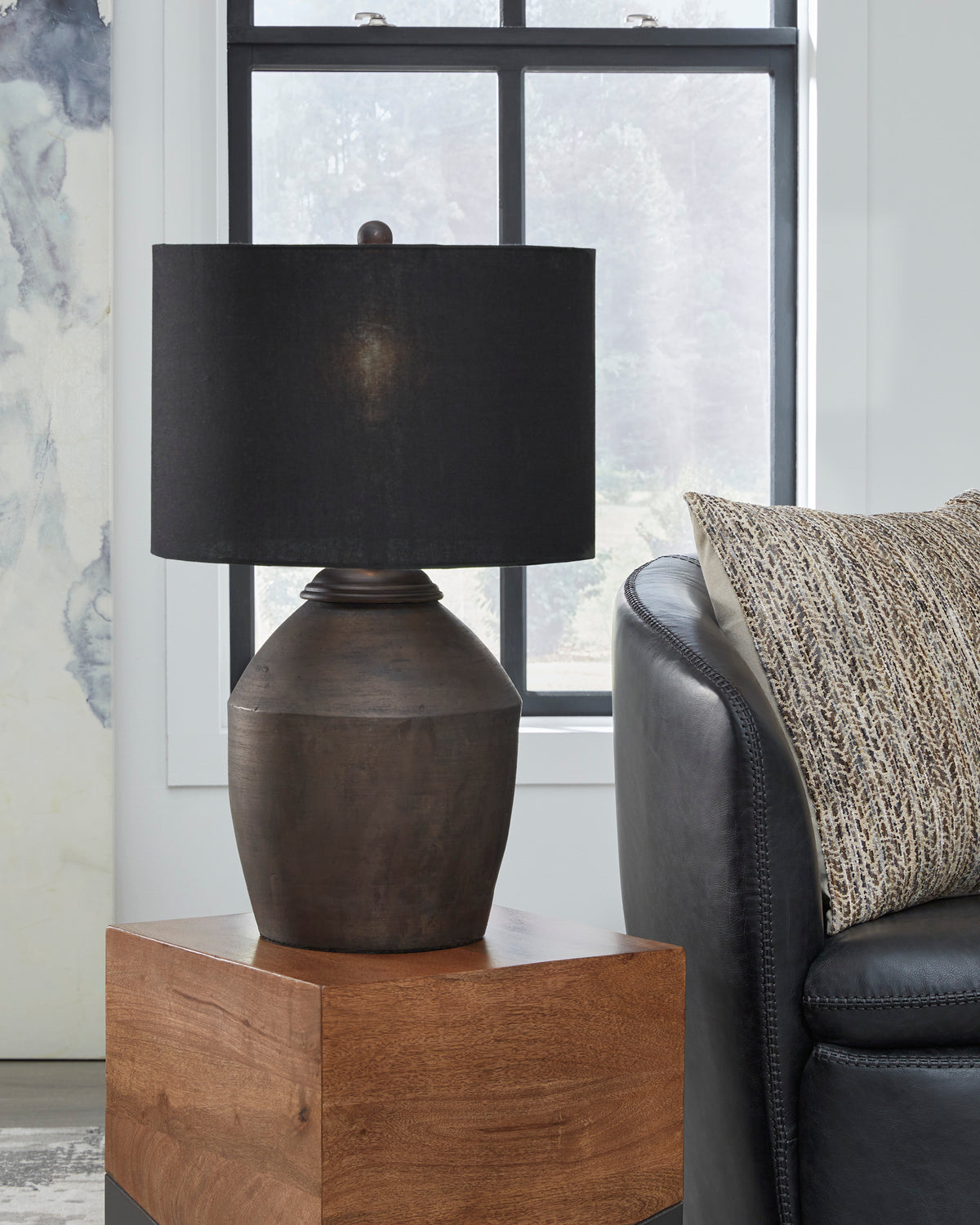 Ashley Naareman Terracotta Table Lamp