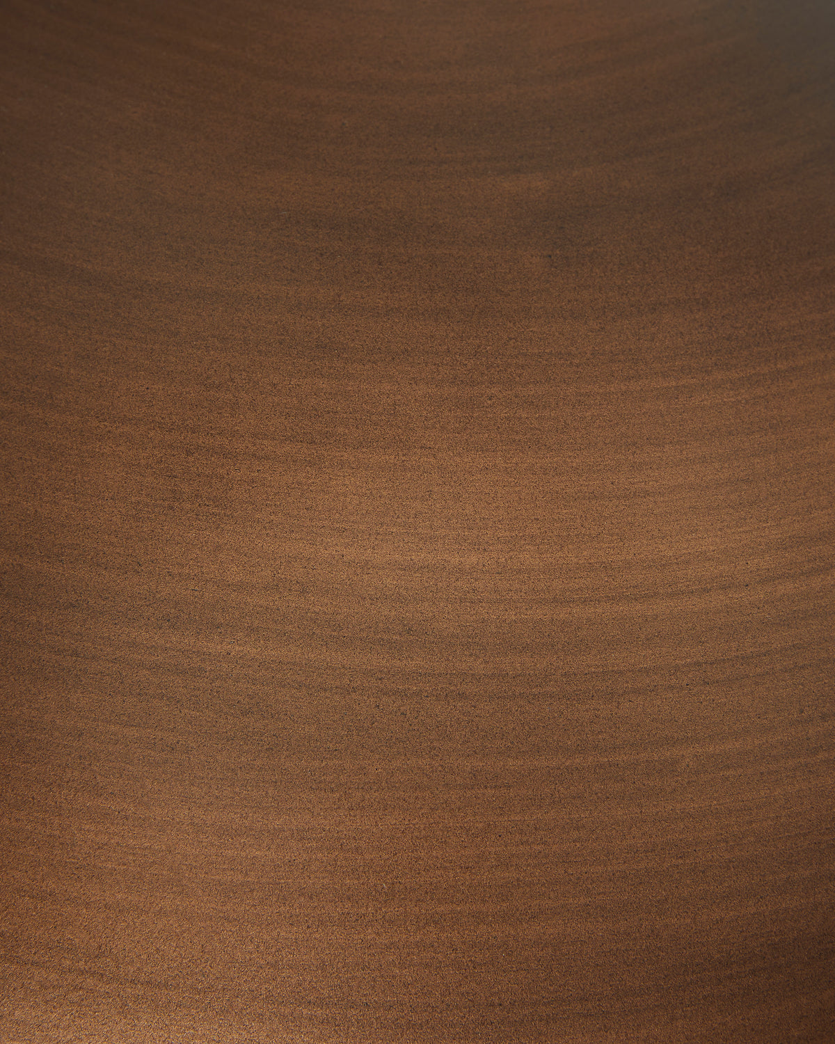 Copper metal finish close-up with smooth brushed texture