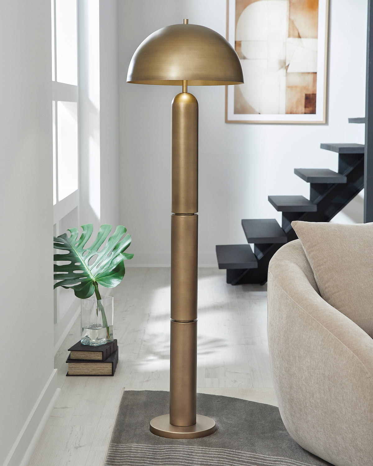 Ashley Wendfield Metal Floor Lamp