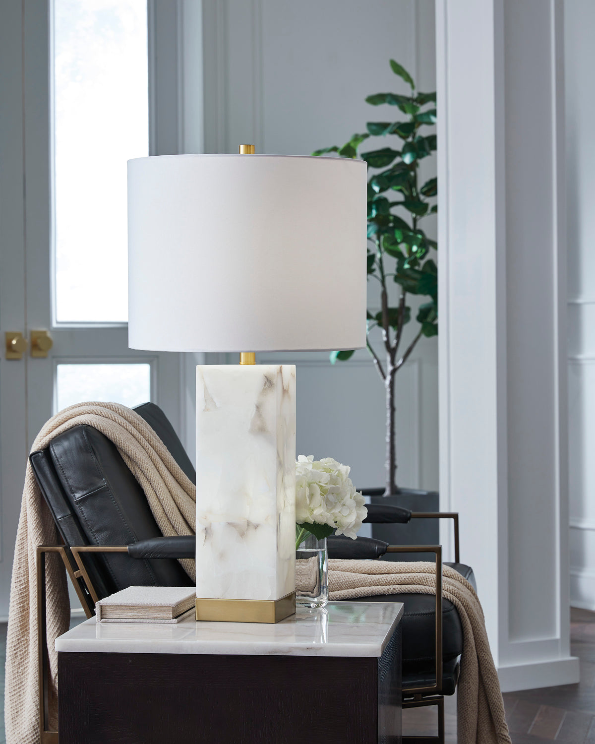 Ashley Linderfield Alabaster Table Lamp