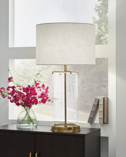Ashley Gizeh Glass Table Lamp
